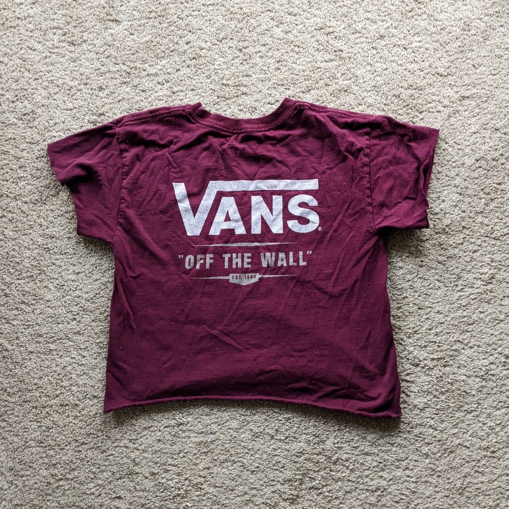 Cropped Vans Tee
